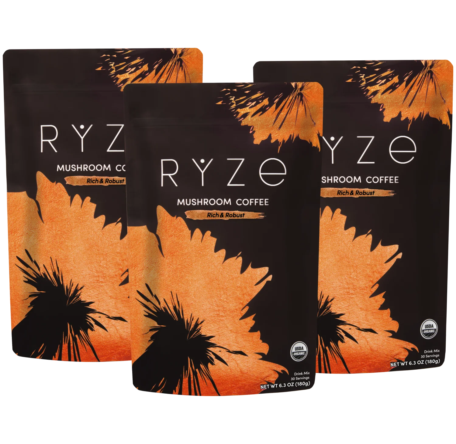 RYZE Dark Roast Mushroom Coffee (3 Month Upgrade)