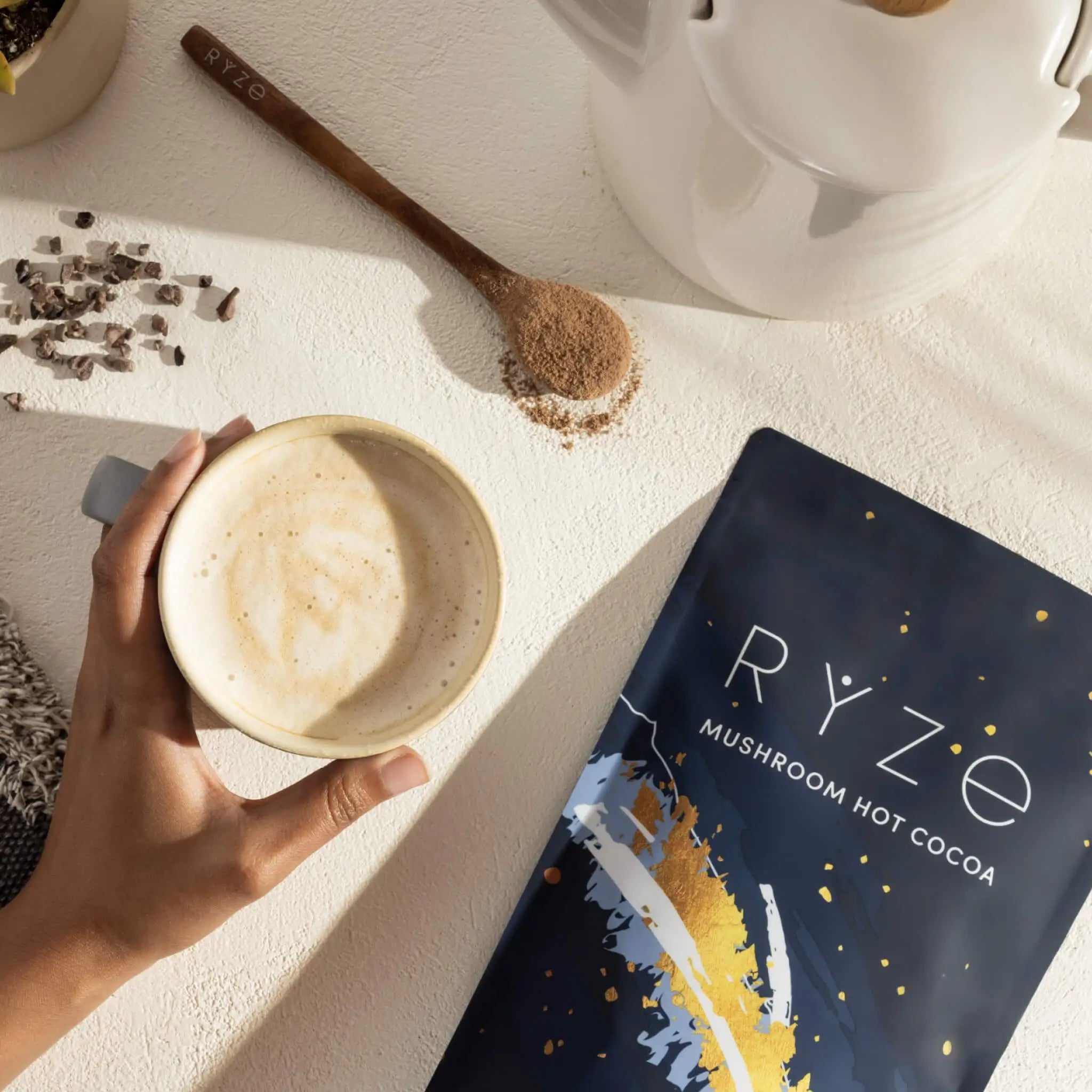 RYZE RYZE Ritual Set: Cocoa + Coffee