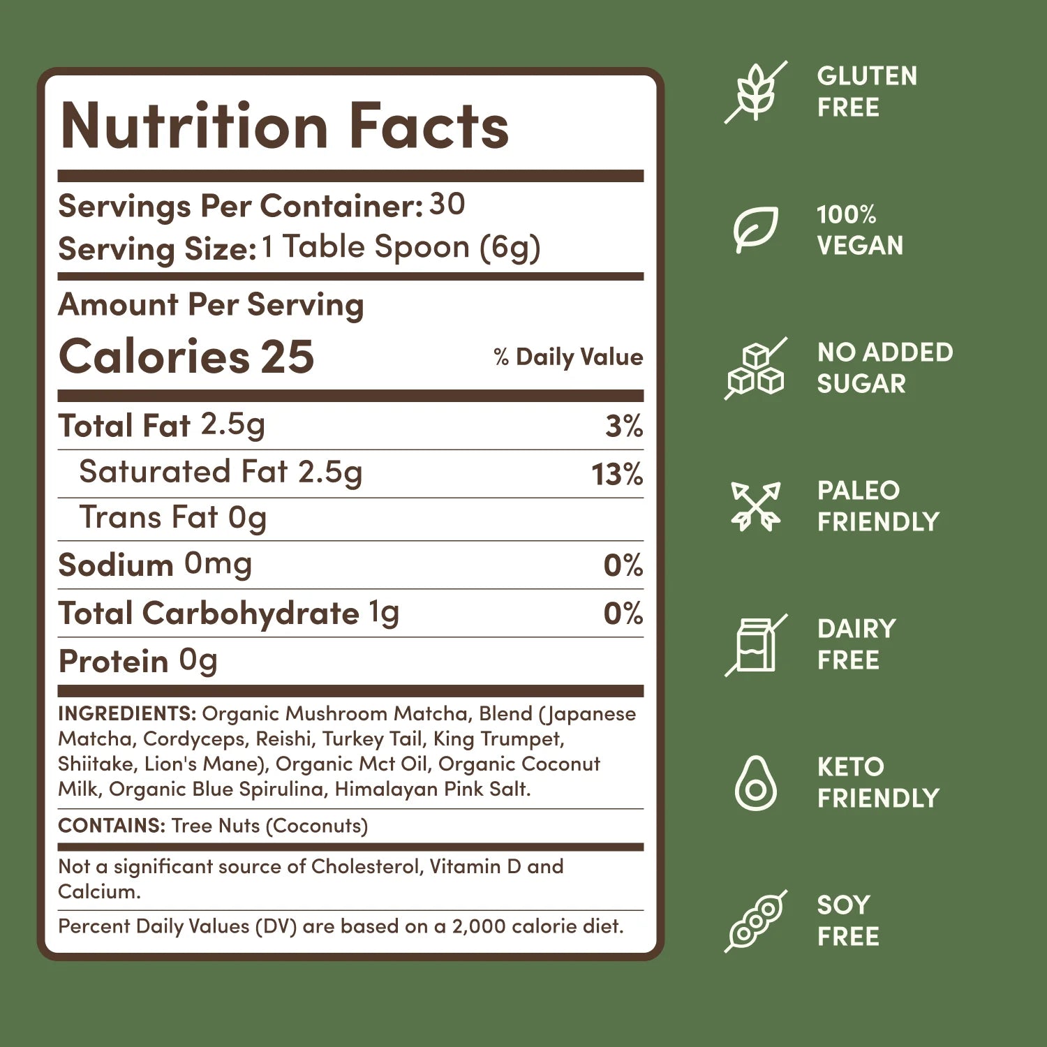 RYZE Mushroom Matcha (30 Servings)